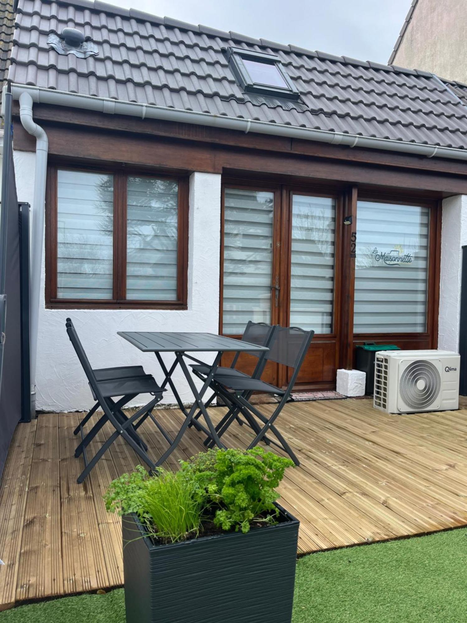 La Maisonnette Le Portel Plage Bagian luar foto